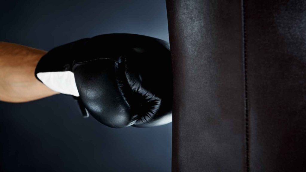 שקי איגרוף עומדים